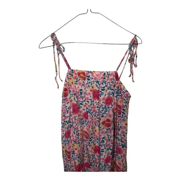 Solersun Pink Floral Adjustable Strap Maxi Dress // Size XL - Picture 2 of 5